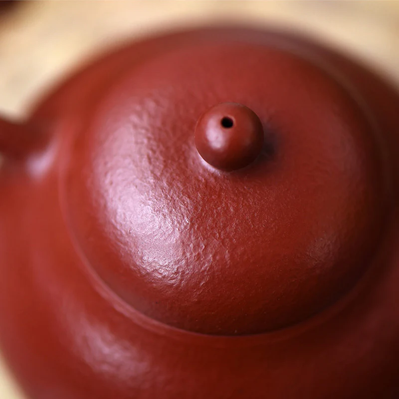 Buddha Stones Yixing Tutto Fatto a Mano Wen Dan Marrone Viola Argilla Kung Fu Teiera - Image 11