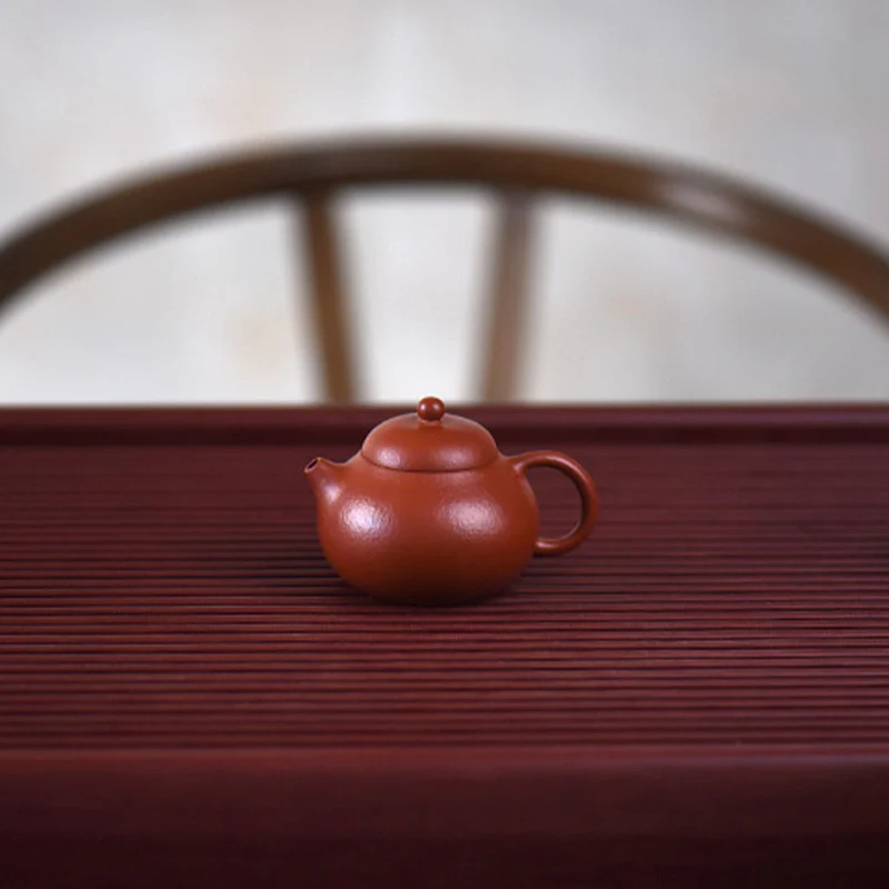 Buddha Stones Yixing Tutto Fatto a Mano Wen Dan Marrone Viola Argilla Kung Fu Teiera - Image 3