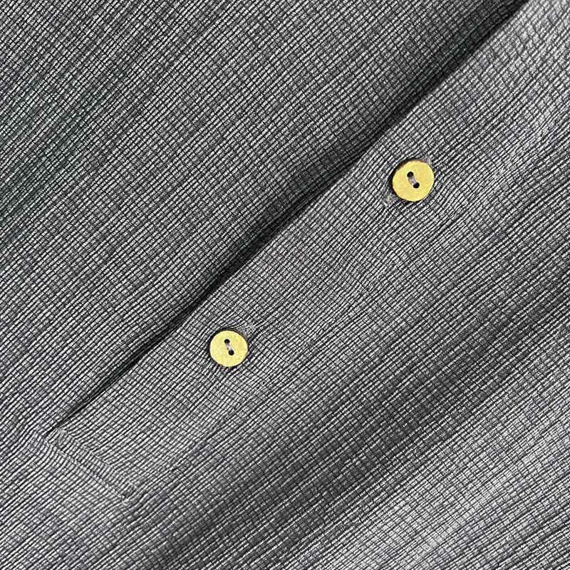 Camicia a maniche corte con bottoni Buddha Stones - Image 4