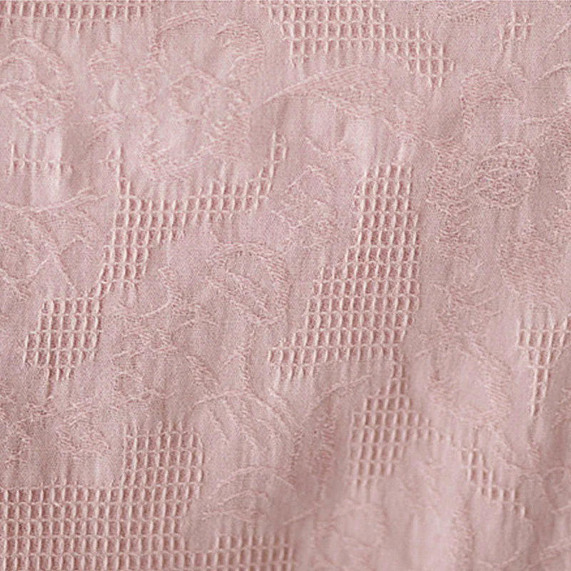 Camicia da donna in cotone con risvolto, a maniche lunghe, con motivo floreale ricamato, motivo Buddha Stones Spring - Image 20