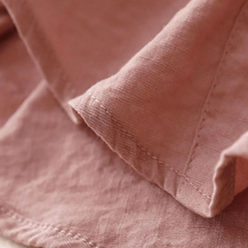 Camicia da donna in cotone e poliestere, a maniche lunghe, con colletto rialzato, Buddha Stones, primavera-autunno - Image 17