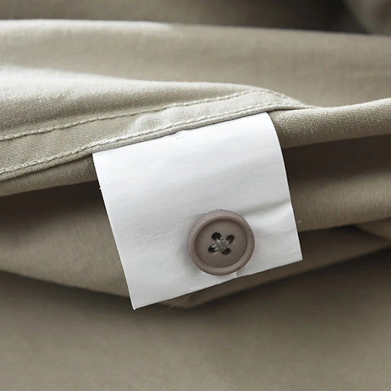 Camicia da uomo a maniche lunghe in puro cotone con tasche e bottoni semplici, motivo Buddha Stones Daily - Image 10