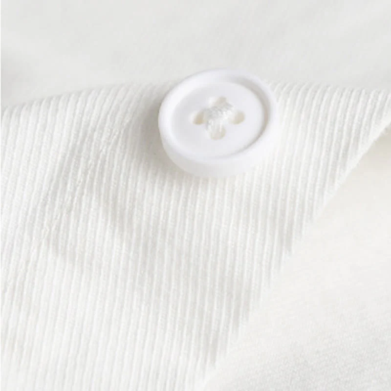Camicia da uomo in cotone a maniche lunghe con colletto rialzato, con bottoni decorativi e tasca abbottonata, modello Buddha Stones Spring Solid - Image 24