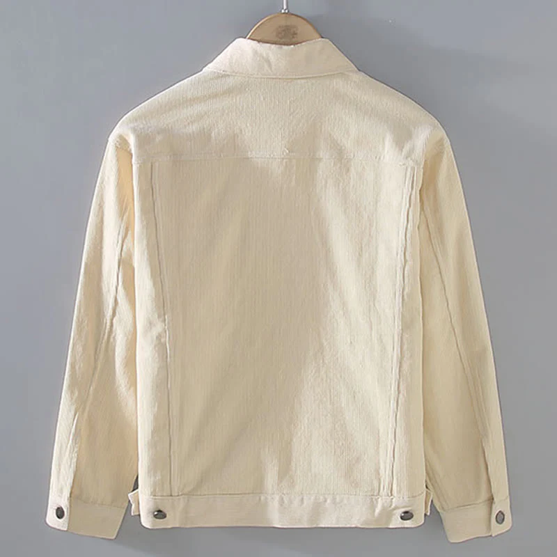 Camicia da uomo in cotone con tasche e maniche lunghe, modello Buddha Stones , semplice, con bottoni - Image 2