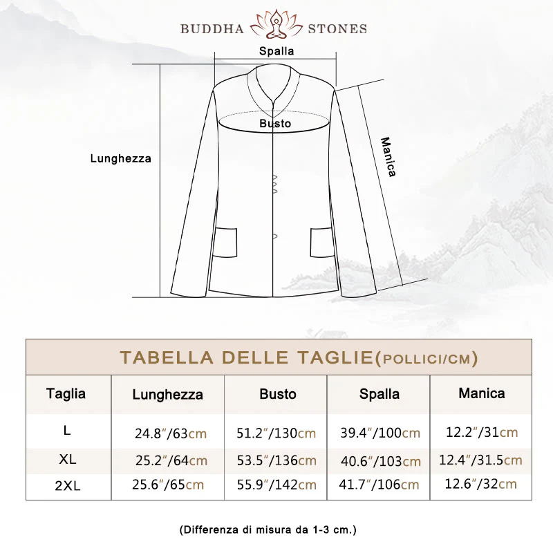 Camicia da donna in cotone e lino, casual, tinta unita, a maniche lunghe, con scollo a V, taglie forti, motivo Buddha Stones - Image 4