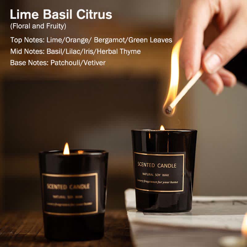 Candela di cera di soia profumata per aromaterapia con fragranza di pera e fresia Blue Bell Meditazione Preghiera - Image 11