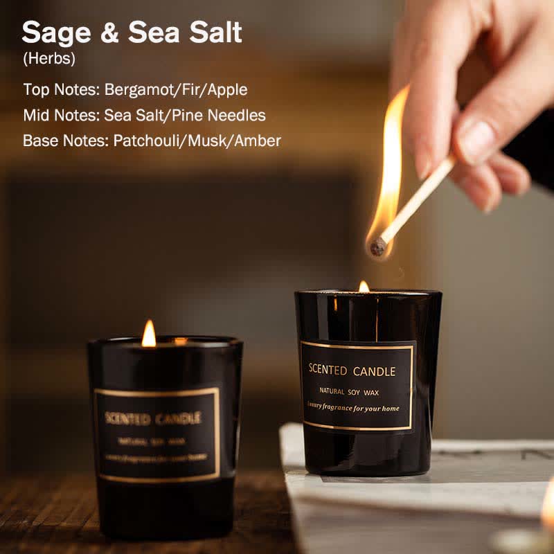 Candela di cera di soia profumata per aromaterapia con fragranza di pera e fresia Blue Bell Meditazione Preghiera - Image 9