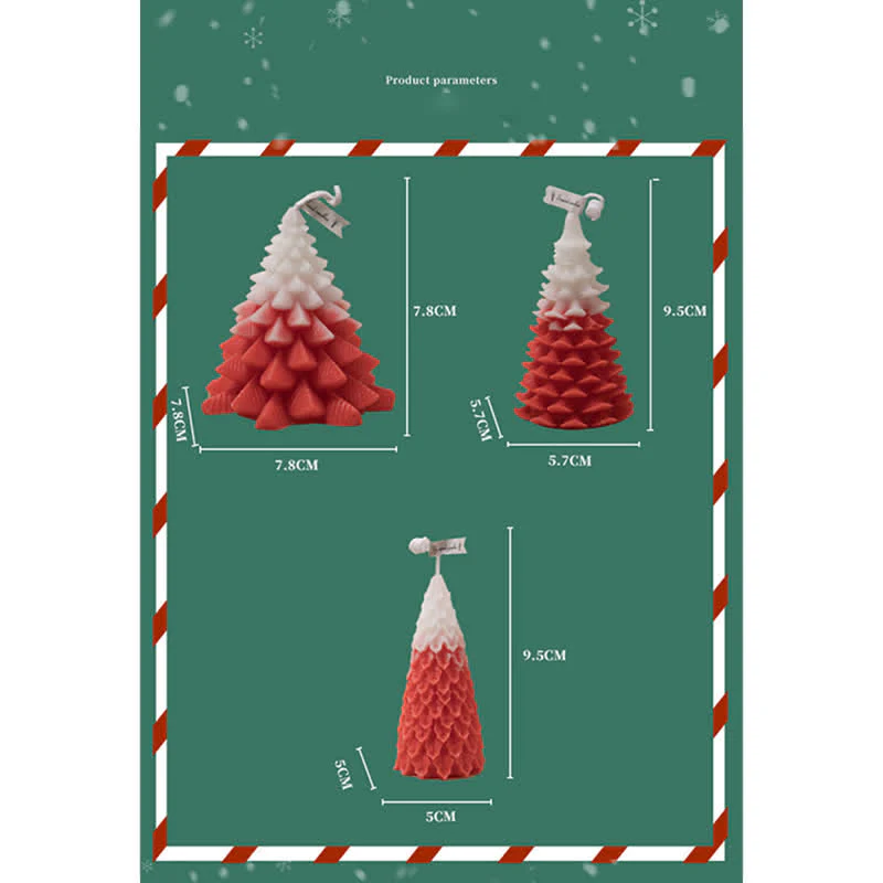 Candela profumata in cera di soia per albero di Natale, regalo per familiari e amici - Image 39