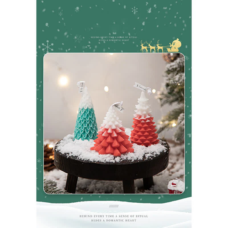 Candela profumata in cera di soia per albero di Natale, regalo per familiari e amici - Image 6