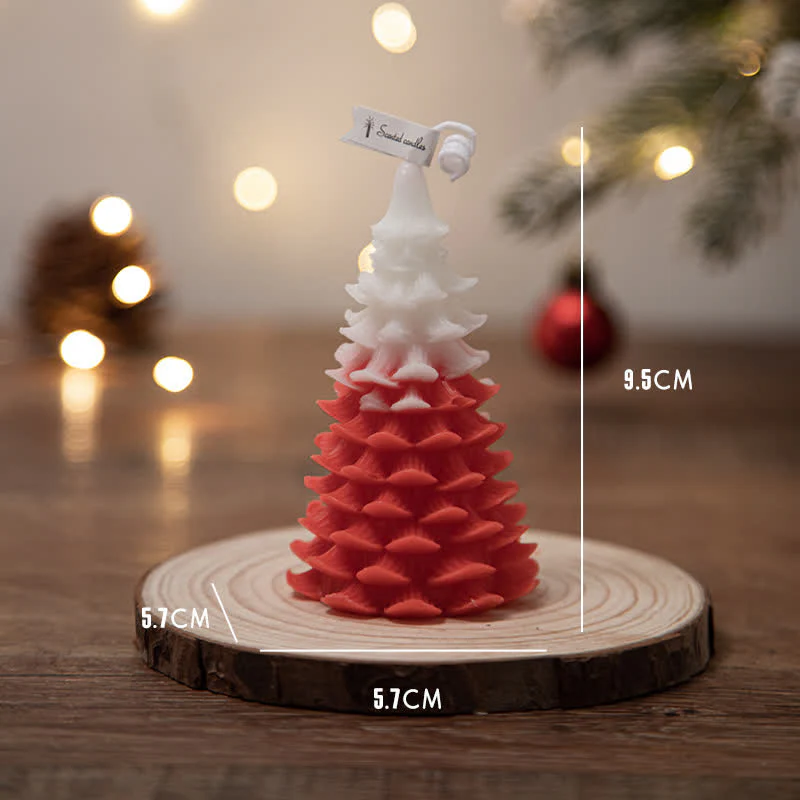 Candela profumata in cera di soia per albero di Natale, regalo per familiari e amici - Image 8