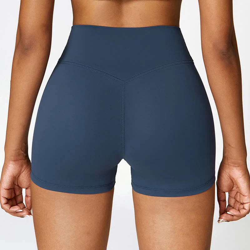 Canotta corta tinta unita Buddha Stones , pantaloncini a vita alta, abbigliamento sportivo per palestra e yoga - Image 12