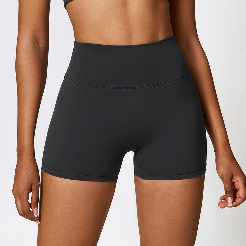 Canotta corta tinta unita Buddha Stones , pantaloncini a vita alta, abbigliamento sportivo per palestra e yoga - Image 21