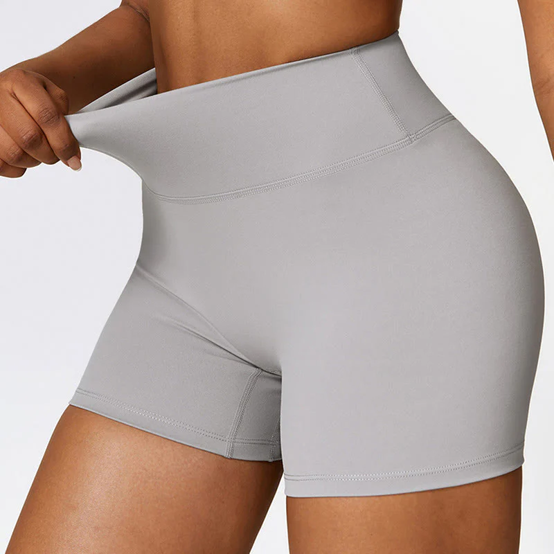 Canotta corta tinta unita Buddha Stones , pantaloncini a vita alta, abbigliamento sportivo per palestra e yoga - Image 35