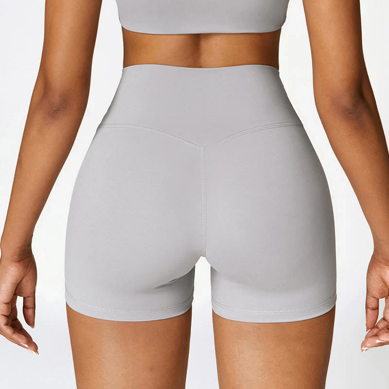 Canotta corta tinta unita Buddha Stones , pantaloncini a vita alta, abbigliamento sportivo per palestra e yoga - Image 37
