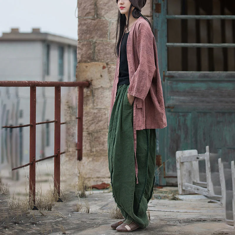 Cappotto con lacci e tie-dye con Buddha Stones , meditazione zen, giacca aperta sul davanti - Image 21