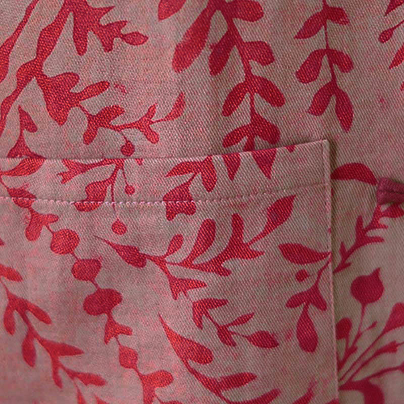 Cappotto da donna con foglie di vite e bottoni a rana, con tasche, in Buddha Stones - Image 15