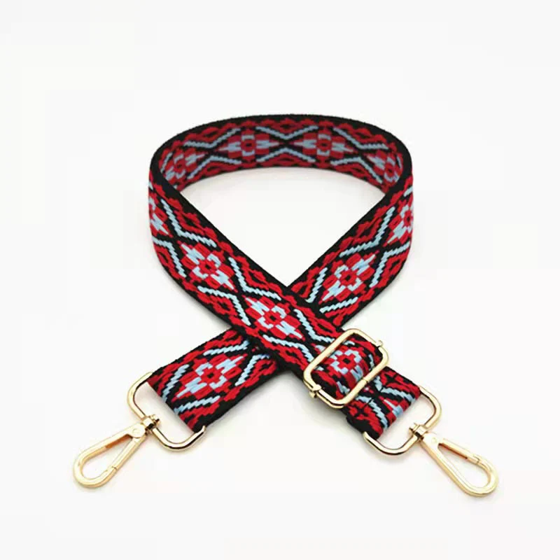Cinghie per borsa a tracolla ricamate multicolori - Image 13