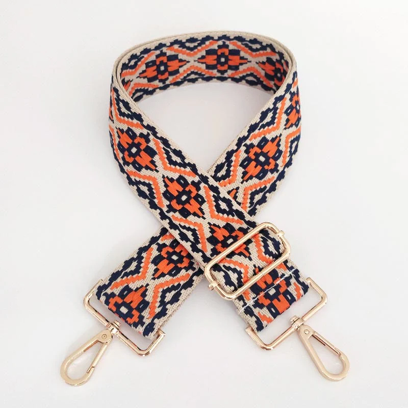Cinghie per borsa a tracolla ricamate multicolori - Image 18