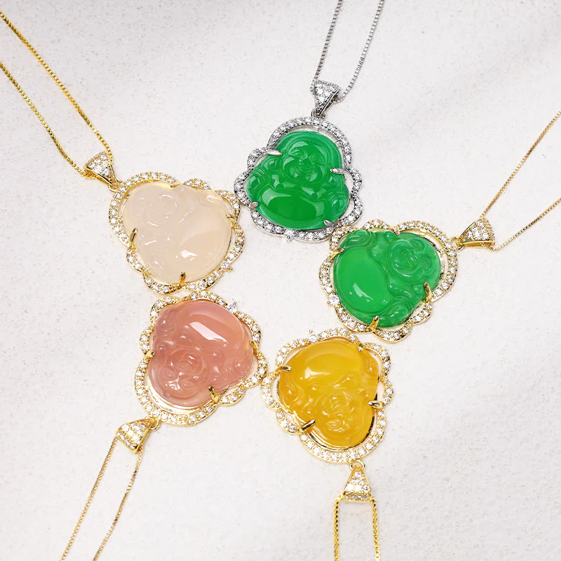 Collana Buddha Stones Buona Fortuna Buddha Ridente - Image 11