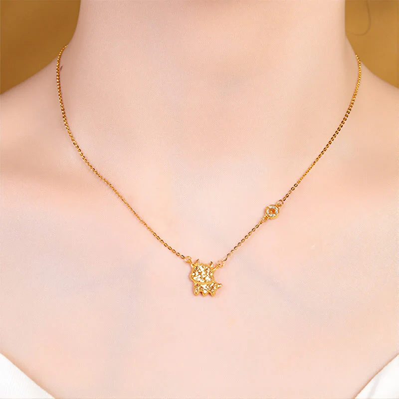 Collana con ciondolo a forma di moneta in argento sterling 925, Buddha Stones, anno del cavallo, zodiaco cinese, catena di benedizione - Image 15