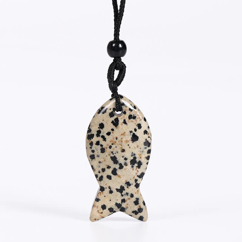 Collana con ciondolo Buddha Stones Koi Fish, cristallo rosa, agata indiana, ametista, topazio, diaspro rosso, calore e successo - Image 35