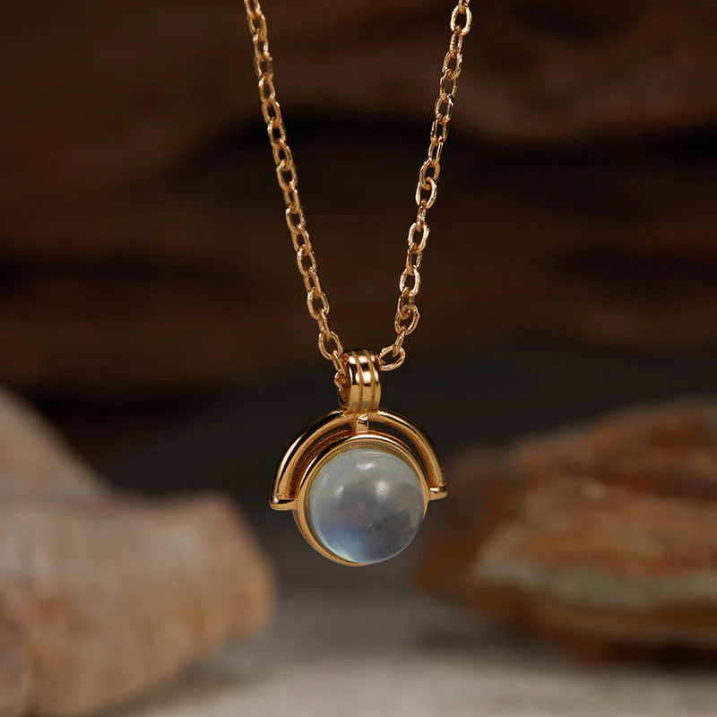 Collana con ciondolo "Confidence" in argento sterling 925, Buddha Stones, agata rossa, occhio di tigre, acquamarina, pietra di luna - Image 11