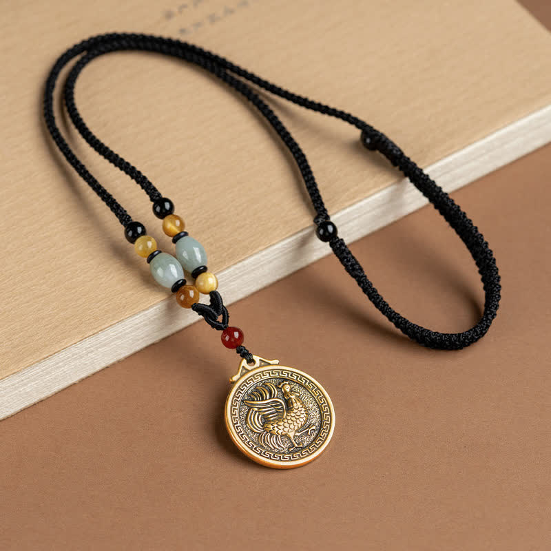 Collana con ciondolo di 12 segni zodiacali cinesi, benedizione, ricchezza e fortuna - Image 22