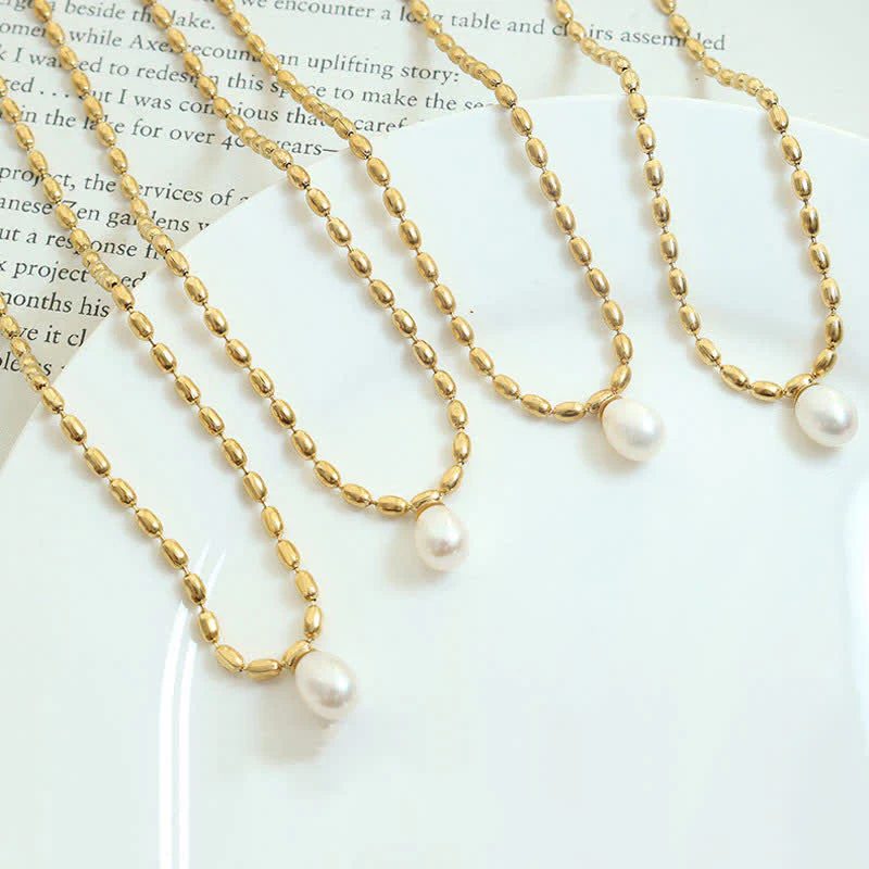 Collana con ciondolo di perle e perle della pace - Image 9