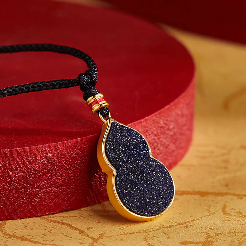 Collana con ciondolo di protezione in argento sterling 925 con motivo a zucca e fiori di pesco, motivo Buddha Stones - Image 4