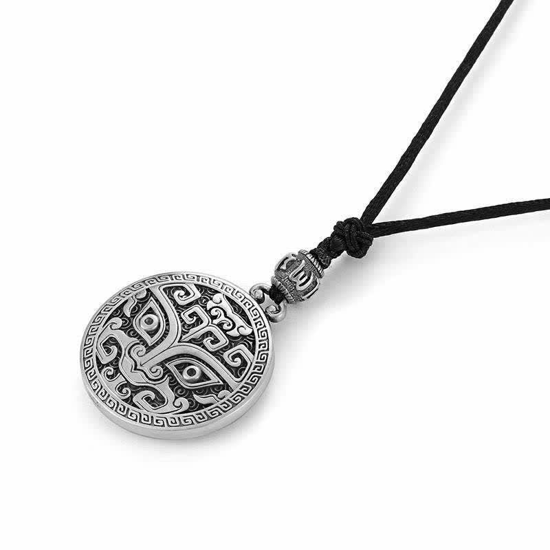 Collana con ciondolo di ricchezza Taotie, creatura mitologica FengShui fortunata - Image 10