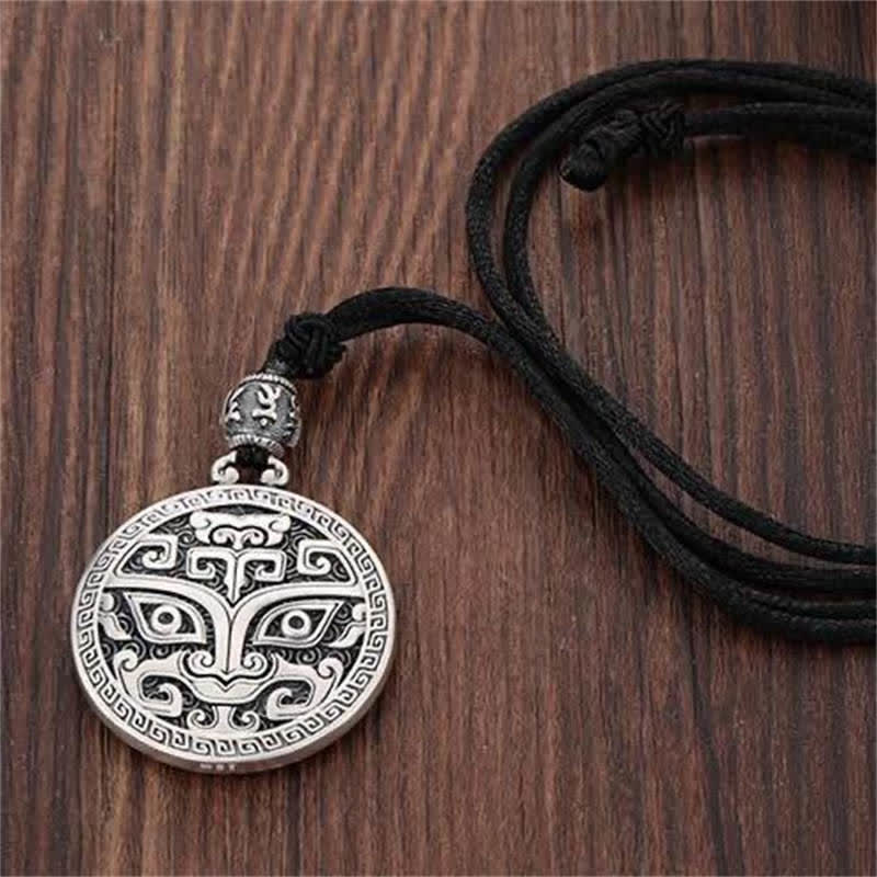 Collana con ciondolo di ricchezza Taotie, creatura mitologica FengShui fortunata - Image 5