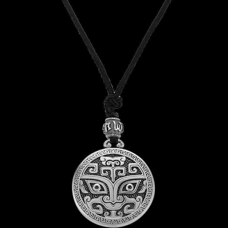 Collana con ciondolo di ricchezza Taotie, creatura mitologica FengShui fortunata - Image 6