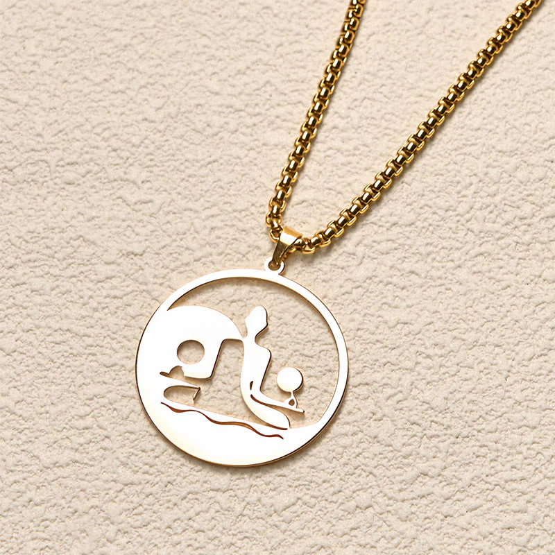Collana con ciondolo in acciaio inossidabile con figura Buddha Stones di Buddha, design cavo - Image 14