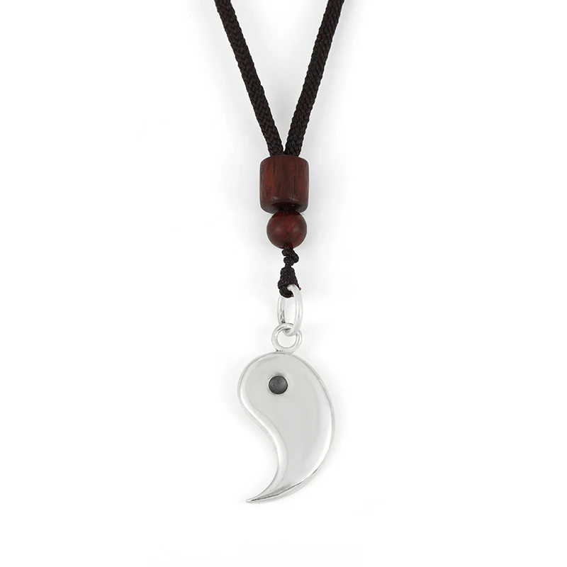 Collana con ciondolo in argento sterling 990 Buddha Stones, equilibrio Yin Yang e armonia - Image 9