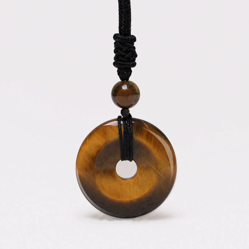 Collana con ciondolo moneta portafortuna Buddha Stones, cristallo curativo e pietre preziose - Image 19