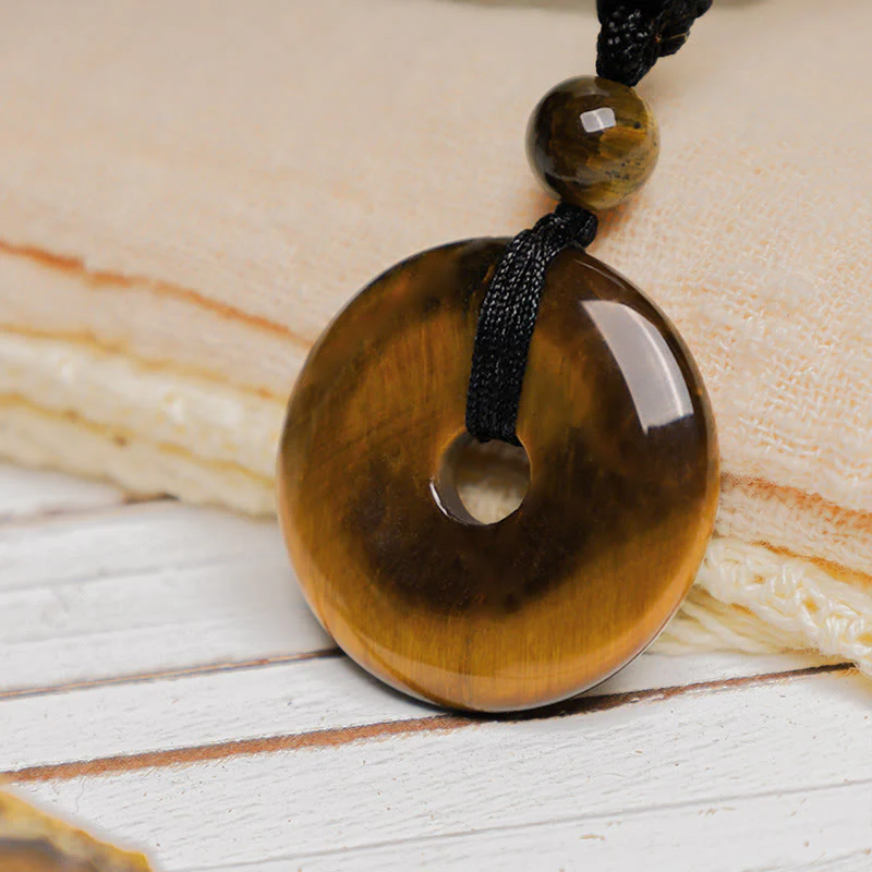 Collana con ciondolo moneta portafortuna Buddha Stones, cristallo curativo e pietre preziose - Image 20