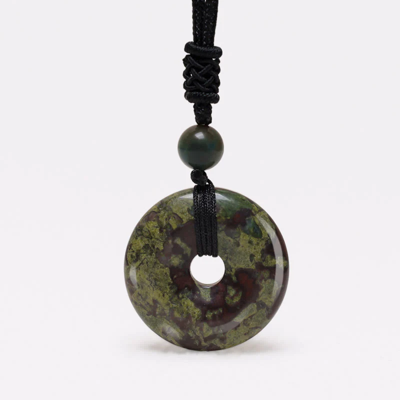 Collana con ciondolo moneta portafortuna Buddha Stones, cristallo curativo e pietre preziose - Image 24
