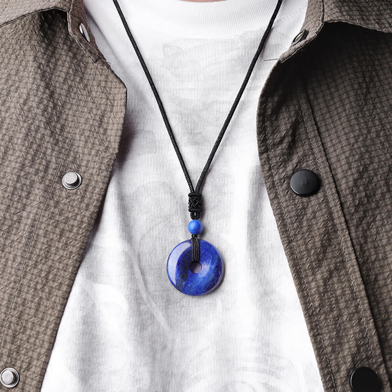 Collana con ciondolo moneta portafortuna Buddha Stones, cristallo curativo e pietre preziose - Image 30