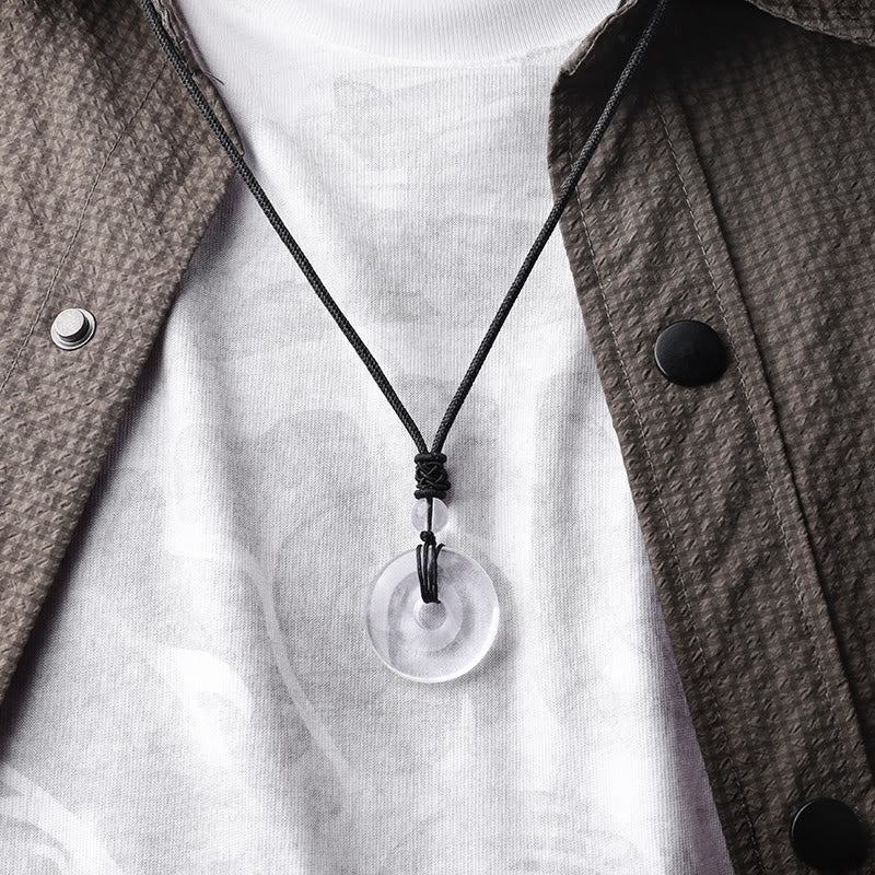 Collana con ciondolo moneta portafortuna Buddha Stones, cristallo curativo e pietre preziose - Image 34