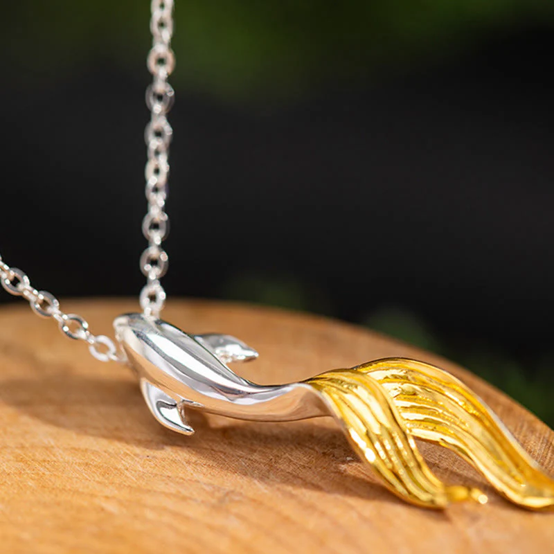 Collana con ciondolo portafortuna a forma di pesce koi dorato in argento sterling 925 Buddha Stones - Image 8