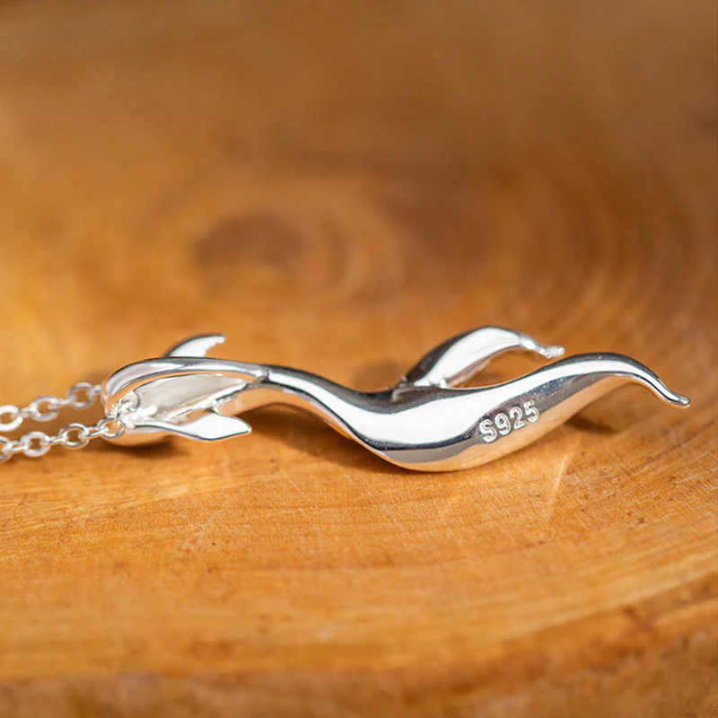 Collana con ciondolo portafortuna a forma di pesce koi dorato in argento sterling 925 Buddha Stones - Image 9