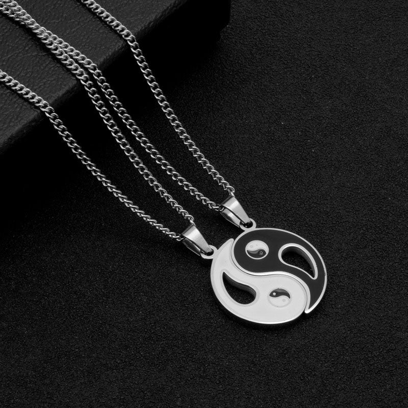 Collana con ciondolo Yin Yang da 2 pezzi - Image 7