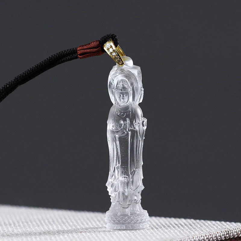 Collana di armonia Buddha Stones Avalokitesvara Buddha Liuli - Image 6