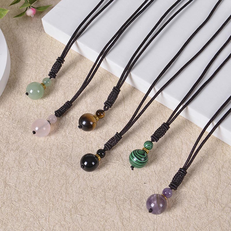 Collana di armonia in giada tibetana con Buddha Stones - Image 15