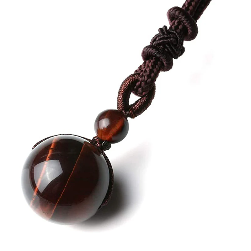 Collana di protezione con occhio di tigre tibetano Buddha Stones - Image 7