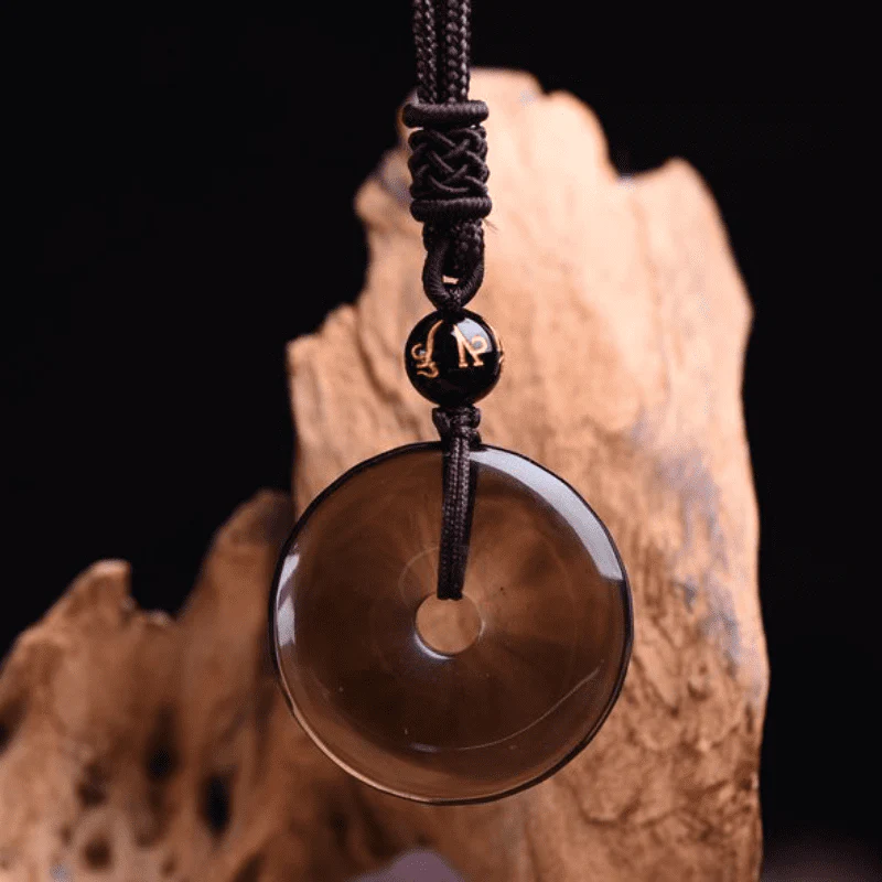 Collana di protezione in ossidiana tibetana Buddha Stones - Image 7