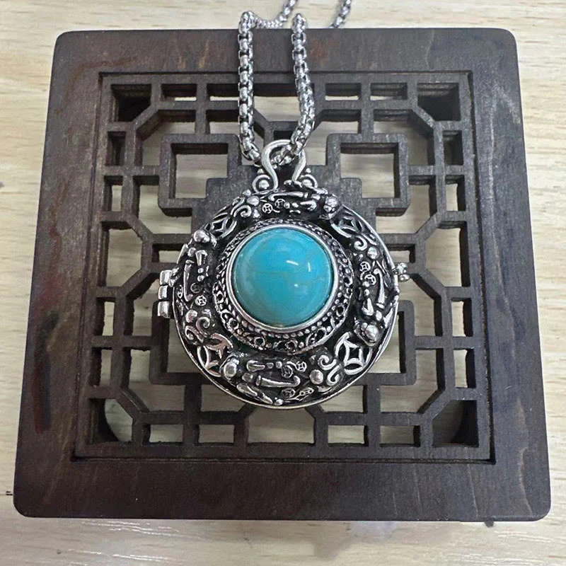 Collana di rame con Buddha Stones tibetane Pi Xiu Luck - Image 5