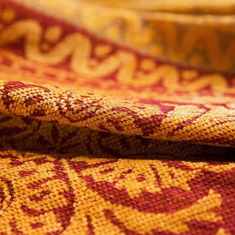 Coperta artigianale tinta a mano con motivo floreale tibetano Buddha Stones - Image 7