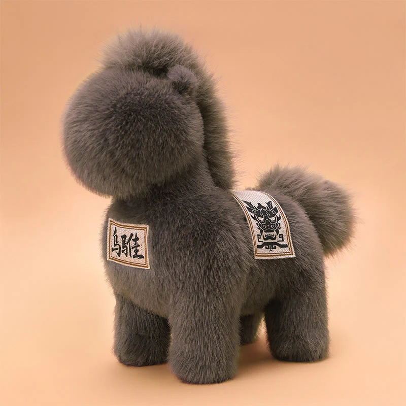 Cuscino da sella ricamato Buddha Stones, anno del cavallo, peluche, decorazione per la casa - Image 10