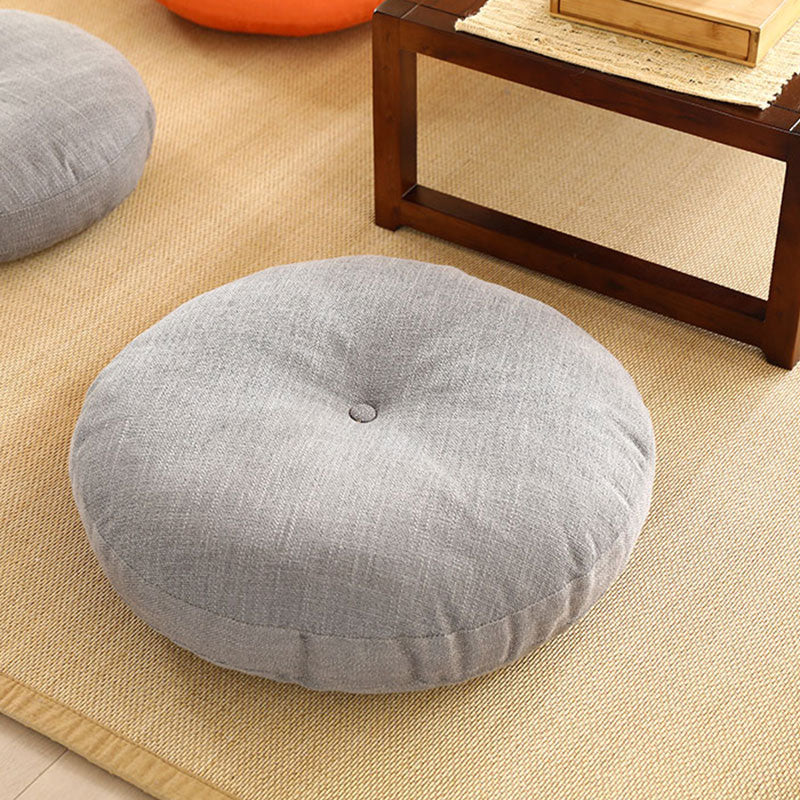 Cuscino per seduta da meditazione in lino con motivo semplice Buddha Stones e loto, decorazione per la casa e il soggiorno - Image 9